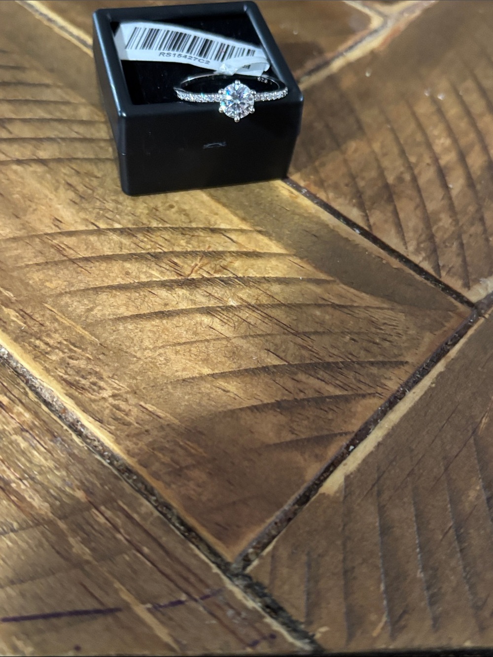 Sterling Silver White. Moissanite with Rhodium plating. Halo Engagement Ring.